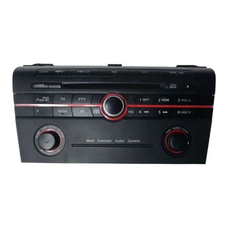 [PRODUIT D'OCCASION] Autoradio MAZDA MAZDA 3  03-06 ♻️ Ref Oe. Bs3j66ah0 - Garantie à vie (1/4)