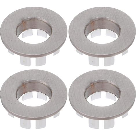 Bouchons de trop plein pour lavabo 4 unités Inserts de (1/5)