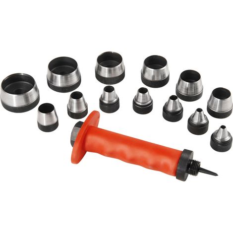 EXTOL PREMIUM Locher, 13-teiliges Set, 5–35 mm