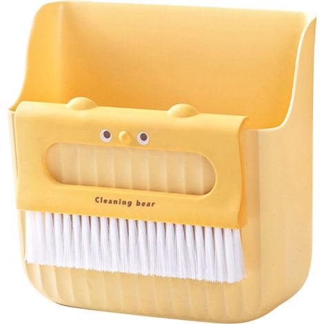 Balayette Et Pelle Mini - Ensemble De Nettoyage Portable Pour Bureau Table Canapé Et Espaces Restreints - Plastique - 16 X 17 X 6 Cm - 1 Pièce (1/5)
