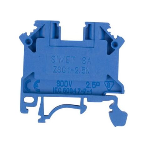 Conector de riel de 2 hilos 2,5 mm虏 azul nuevo ZSG 1-2.5Nn 11221313