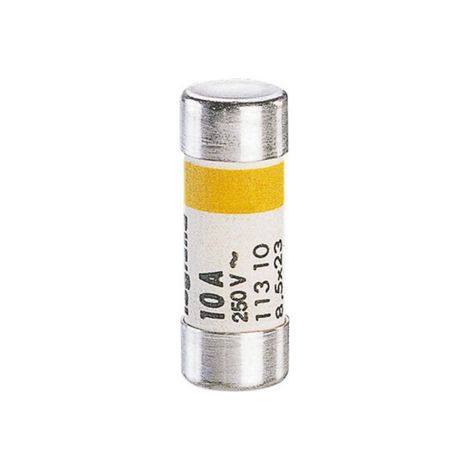 Cartouche cylindrique domestique 8,5x23mm sans voyant 10A LEGRAND 011310