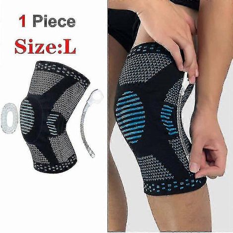 Genouillère de compression professionnelle en forme de larme pour ménisque, arthrite et sport, rotule. (1/5)