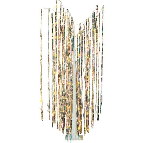 Arbre Décoratif LED Moderne Scandinave Artificiel en Cascade 163 cm Ambiance Noël Intérieur Extérieur Pré-Éclairé Multicolore Boren (1/5)