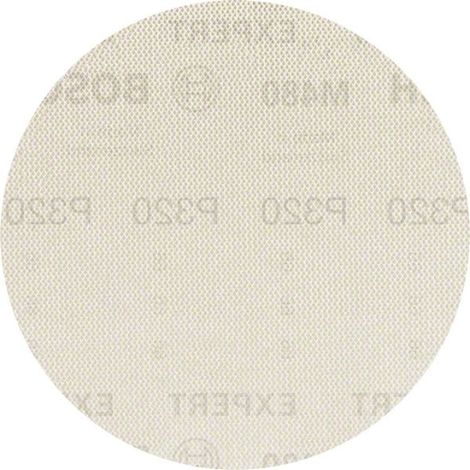 Disques abrasifs réticulés 125mm Expert M480 pour ponceuses excentriques G320 - BOSCH - 2608900687
