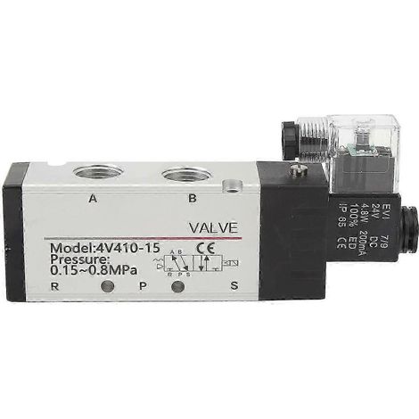 Électrovanne 4V410 15 PT1/2 Interface 2 positions 5 voies unidirectionnelle (1/4)