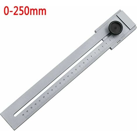 Calibrador de marcado de acero inoxidable de 0-250 mm, herramienta de medición para carpintería (1/5)