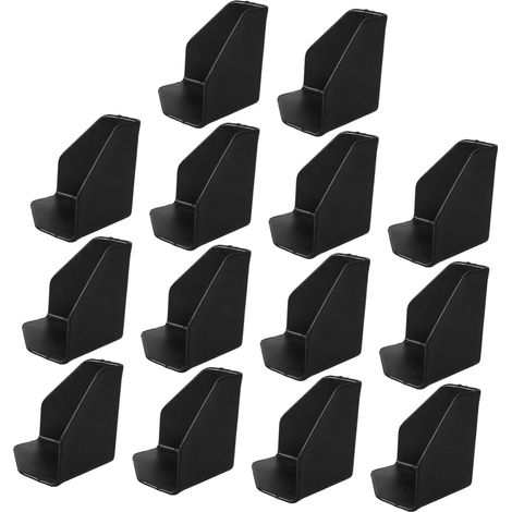 50 protège-coins de transport - plastique - noir - antichoc (1/5)