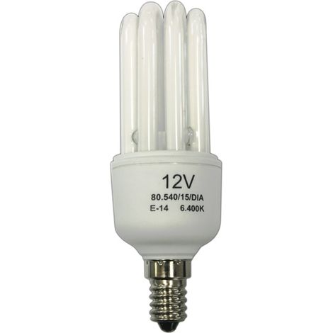 Energiesparlampe 12 VDC.Elektro DH Gewinde E1480.540/15/DIA 8430552127955