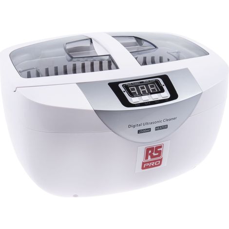 Nettoyeur ultrason RS PRO, 2.5L, 70W, 50W, avec couvercle ( Prix pour 1 )