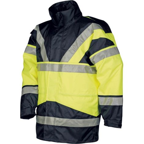 Parka jaune fluo/marine Skollfield- taille M - Sioen