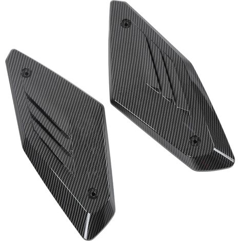 Garde-corps latéraux moto, protections d'admission d'air en fibre de carbone, remplacement pour CB650R 2019-2021, style carbone, kit de 2 pièces (1/5)