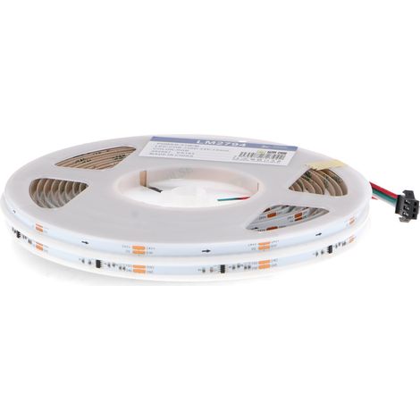 IluminaShop - Tira de LED 24V DC Cob 720Led/m 5Metros Digital RGB