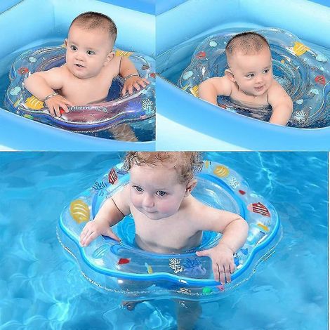 Babyschwimmring mit Schwimmsitz, Kinderschwimmreifen von 6 Monaten bis 3 Jahren (1/2)