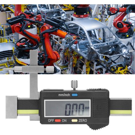 Jauge d'épaisseur numérique C1-10P en acier inoxydable, calibre d'écartement ±10 0,01 mm (1/5)