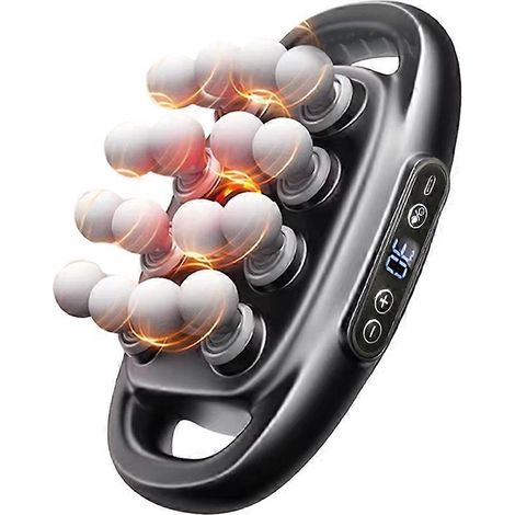 16-Kopf-Schlagmassagepistole für Tiefengewebs- und Körpermassage, ideal für Fitness und Muskelentspannung von Rücken, Schultern, Beinen und Füßen. (1/5)