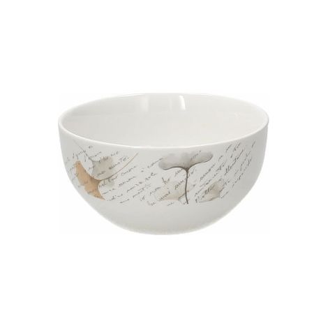 Bol Romantique 630 cc Poesia Porcelaine Beige Linhea Madison