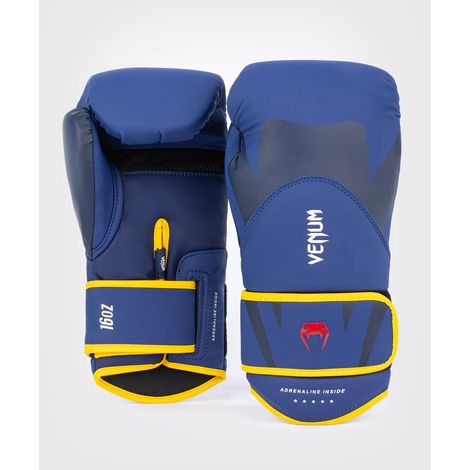 Guantes de boxeo Venum Challenger 4.0 azules de 283 g (10 oz) (1/5)