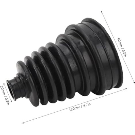 Soufflets de cardan, lot de 2 soufflets universels à vitesse constante, très flexibles pour voitures (1/3)