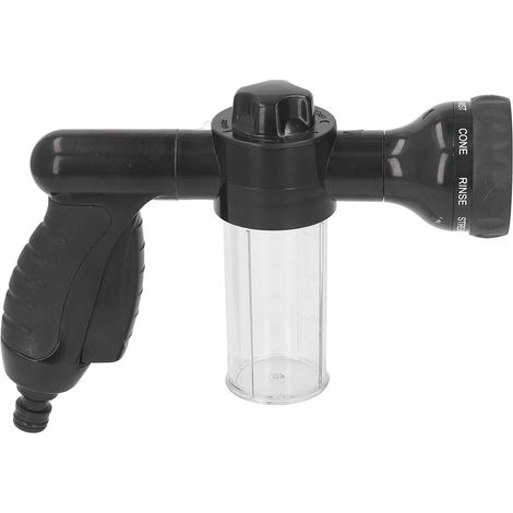 Hochdruck-Autowaschlanze, Gartenbewässerungsdüse mit Schaum, 8 Sprühmuster für Wasserpistole (1/5)