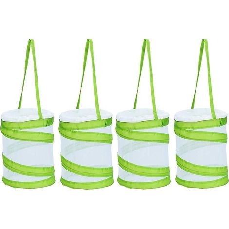 Lot de 4 cages à papillons en filet