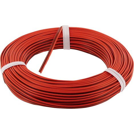 econ connect ZKL075RTBR20 Litze  2 x 0.75 mm² Rot, Braun 20 m
