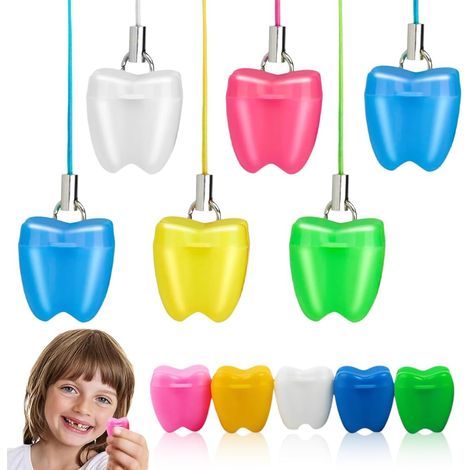 Boîte de 20 dents de lait pour garçons et filles, boîte à conserver en souvenir des dents de lait, boîte pour les dents de lait des enfants (1/5)