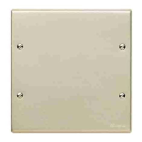 BTI999 Placca cieca in alluminio anodizzato per supporto 503R