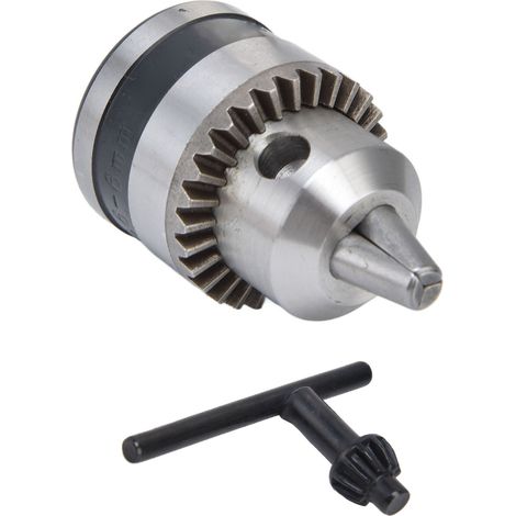 Mandrin de conversion pour perceuse, sans clé, en acier inoxydable, à 3 mors, filetage 3/8‑24UNF 0,6‑6 mm (1/5)