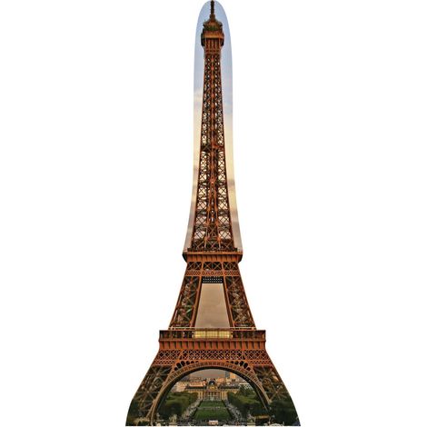 Figurine en carton Tour Eiffel en 2D - Haut 189 cm (1/5)