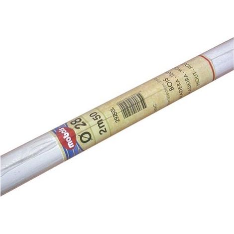 Tringle Bois D.28 2.0m Blanc 29200l - Mobois