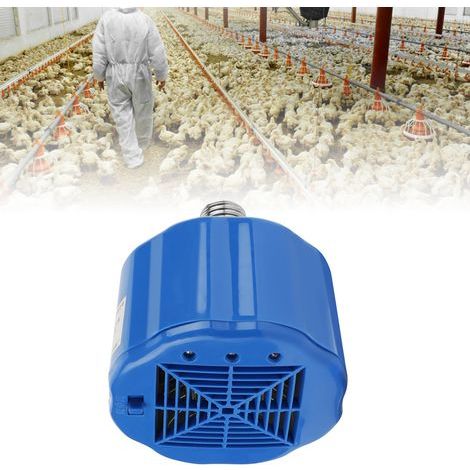 Lampe chauffante 100‑300W pour élevage de poules et animaux de ferme (1/5)