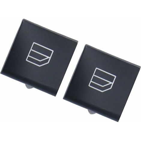 YMYNY - Cubierta para botón de interruptor de ventana (2 unidades), compatible con Clase A W166 2005-2011 Clase GL X164 2006-2012 A2049055402 (1/4)