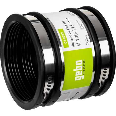 Gebo – Raccord de robinetterie manchon renforcé multi-tuyaux Ø85/100 – PVC, métal, céramique, béton – Résistant aux UV et à 2.5 bar (1/3)