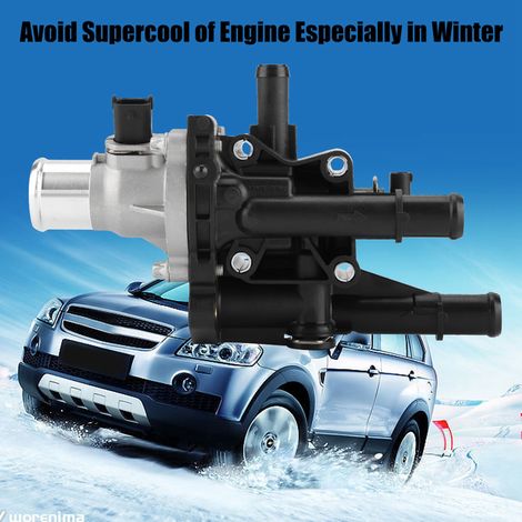 Thermostat liquide de refroidissement moteur + capteur température + joint pour Cruze 2011-2015 (1/5)