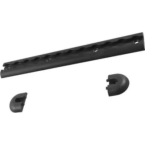 Kit de rails en L de 30,5 cm (12 pouces) en aluminium pour camping-cars, motos et tracteurs : système d'arrimage sécurisé (1/5)