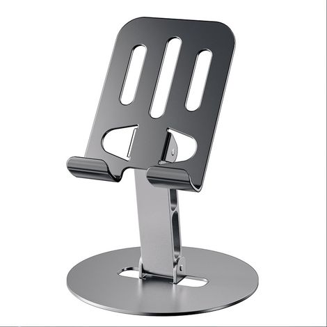 Zusammenklappbarer Handyhalter aus hohlem Metall, rutschfeste, tragbare Handyhalterung für Zuhause, Schlafzimmer, Nachttisch