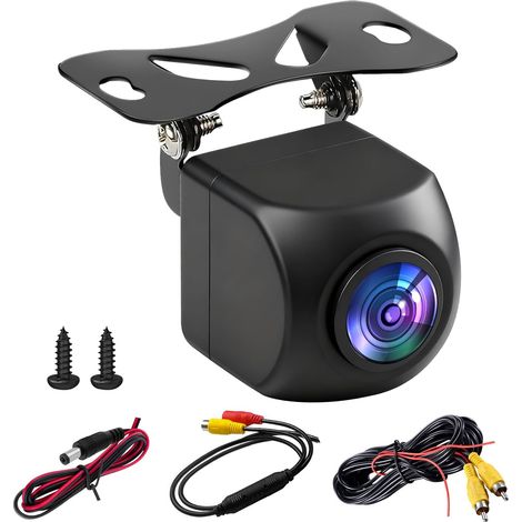 AHD 1080P Car Backup Camera, 12V-24V  170° Wide Angle, Night Vision, IP68 Waterproof, Easy RCA Connection for SUVs, Trucks, Camper Vans, Pickups, and Trailers, 6M Cable (1/5)