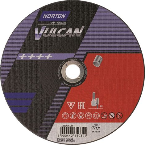 Disco abrasivo Norton Clipper Vulcan A46T inox 230 mm