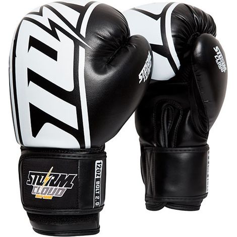 Gants de boxe StormCloud Bolt 2.0 Noir/Blanc 8oz (1/5)