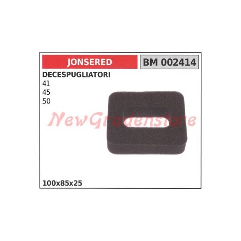 Filtro de aire desbrozadora JONSERED 41 45 50 002414