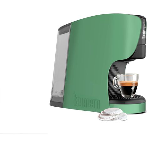 Bialetti Bundle DAMA ESE Kaffeemaschine mit 30 ESE Pads grün