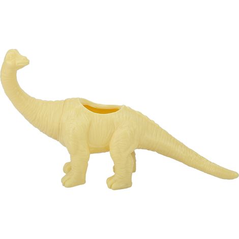 Dinosaurier-Tierblumentopf, Kaktus-Sukkulenten-Pflanztopf, Gartendekoration (Gelb) (1/5)