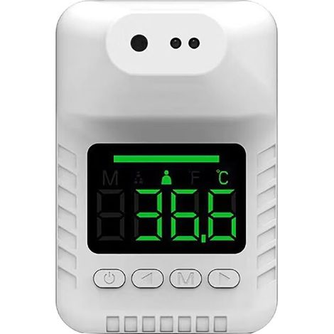 Non-contact Infrared Digital Thermometer, Wall Mount, Electronic Pyrometer, Clinical Accuracy (1/5)