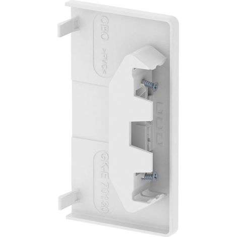 OBO Bettermann Terminale 70x130mm Polivinilcloruro bianco puro RAL 9010, 6274570