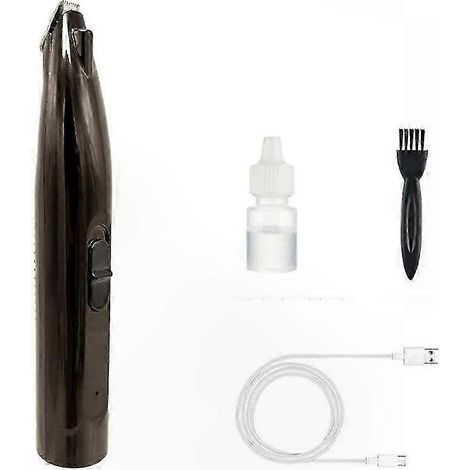 Ciseau électrique silencieux pour toilettage des pattes d'animaux - Tondeuse sûre pour chiens et chats, coupe des poils de coussinets (1/4)