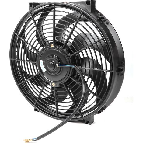 Elektrischer Slim-Radiator-Lüfter (14 Zoll), 12 V, Universalteile, inklusive Montagesatz (1/5)