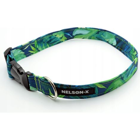 COLLARE LARGO NELSON-X WIKI 4 CM/35-45 cm PRODUTTORE POLACCO MORSETTO IN PLASTICA (1/5)