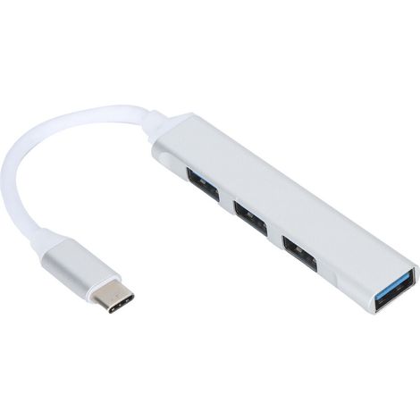 Hub USB multiport, hub USB-C, offrant une connectivité polyvalente et un design compact et portable, prend en charge la charge rapide pour les appareils Windows OS X et Linux, notamment...
