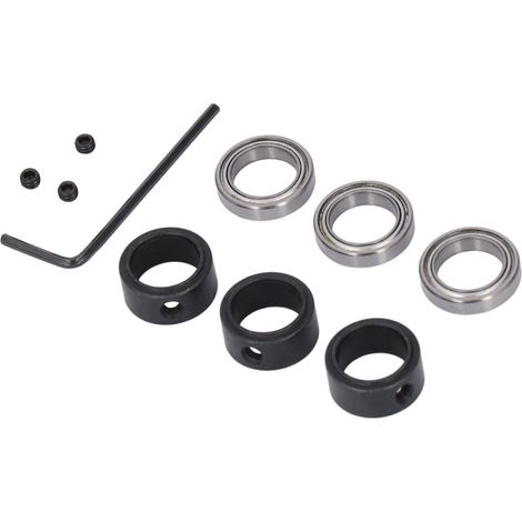 Lot de 3 roulements pour fraise à router 1/4 po DI 1/2 po DE en carbure pour bois travail et rainurage (1/5)